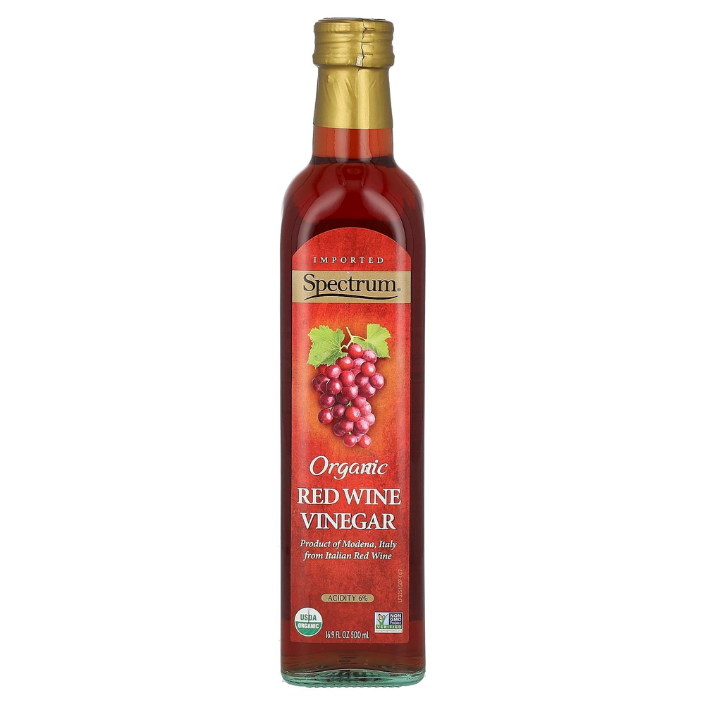 Spectrum Culinary, органический красный винный уксус, 500 мл (16,9 жидк. унции)