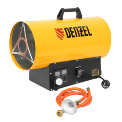 Газовая тепловая пушка GHG-15i, 15 кВт, цифровой термостат, пропан-бутан// Denzel