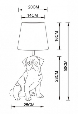 Настольная лампа Arte Lamp A1512LT-1BK