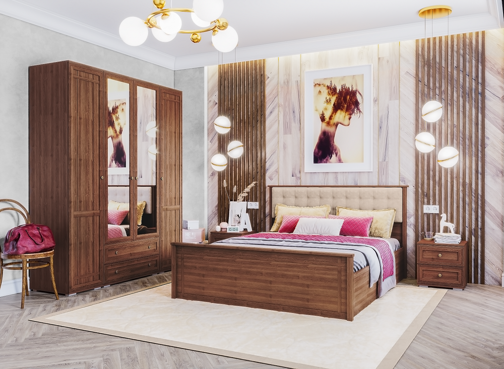 Пенал с полками левый РШ-21 Ричард, орех донской