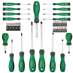 Отвертки в комплекте с битами, набор 39пр. RockFORCE RF-7039