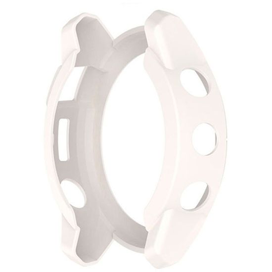 Защитный бампер чехол для часов Garmin Fenix 7X, Tactix 7 / 7 Pro, Enduro 2 материал TPU (Кремовый)