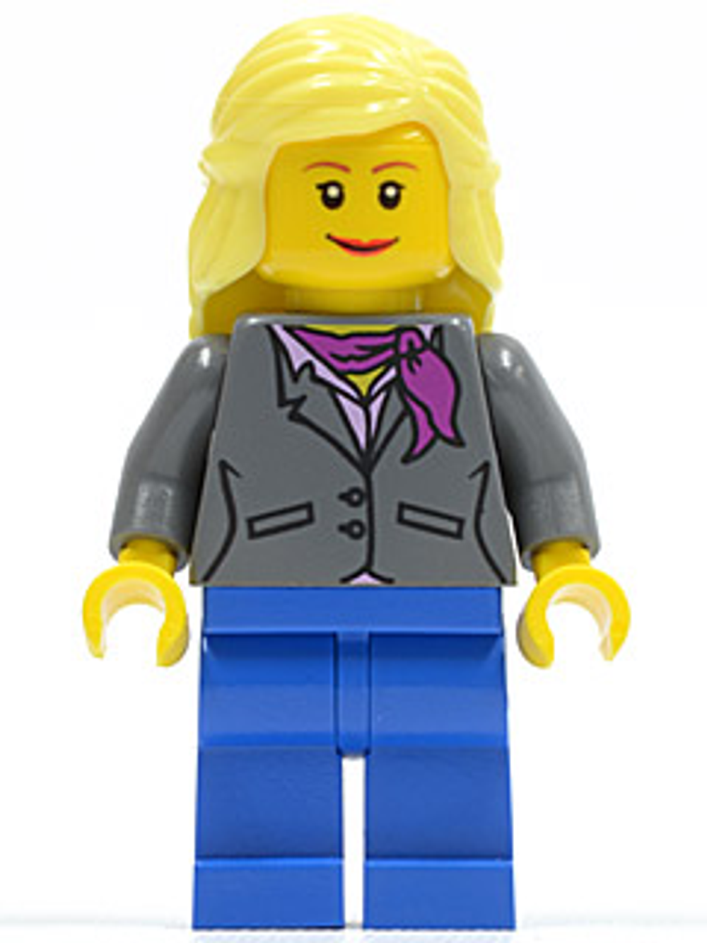 Минифигурка LEGO twn119 Темно-голубовато-серая куртка