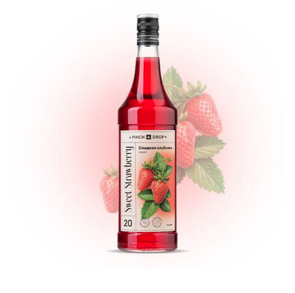 Клубника 1.0л Pinch&Drop, сироп