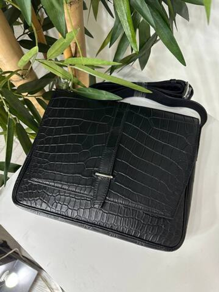 Сумка через плечо из кожи крокодила Hermes