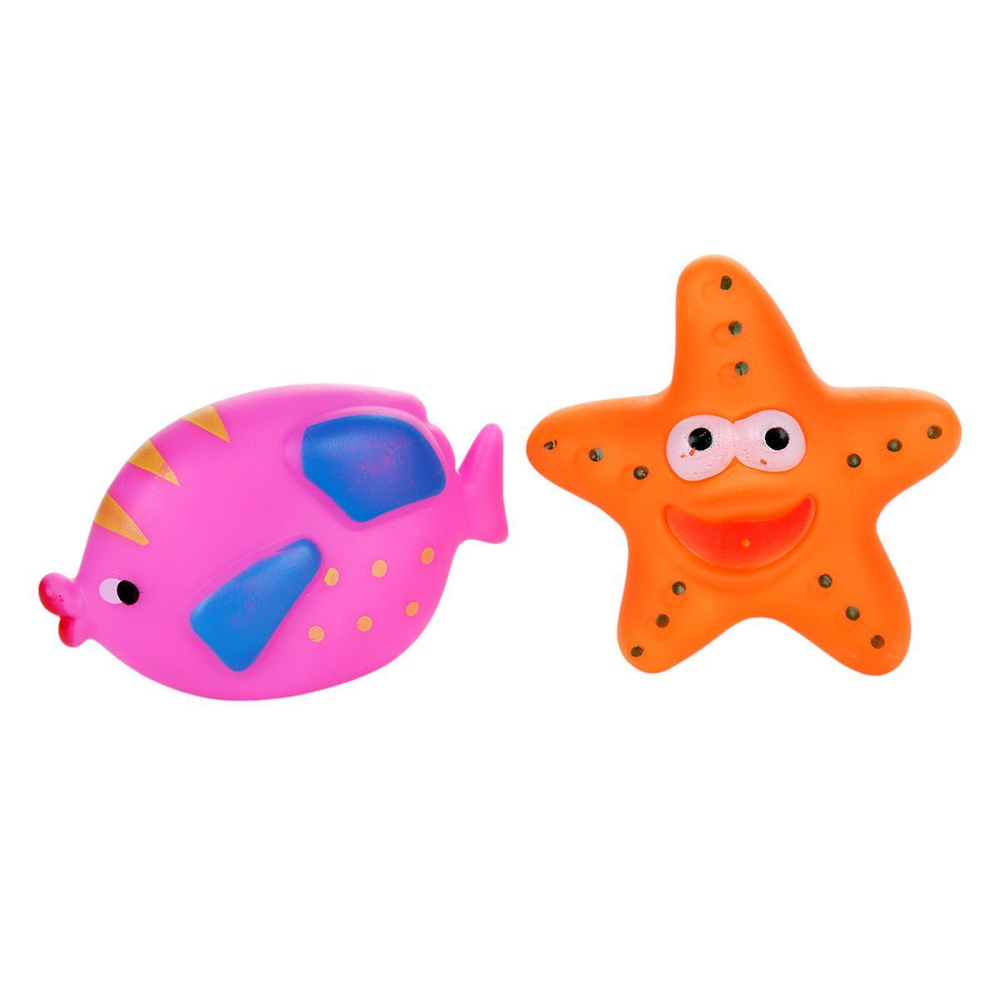 Набор игрушек для купания 6шт, пакет ПВХ OSB9254C