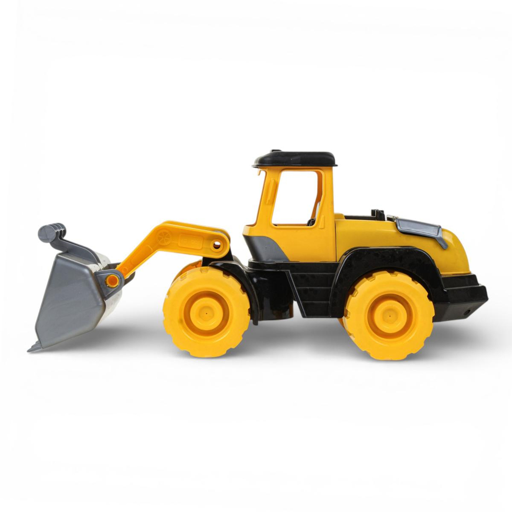 Трактор бульдозер чёрно-жёлтый (Технок)