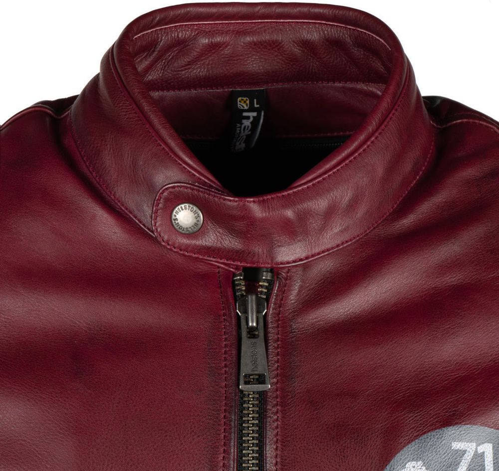 Blouson Chevy Cuir Buffalo / Бордовый