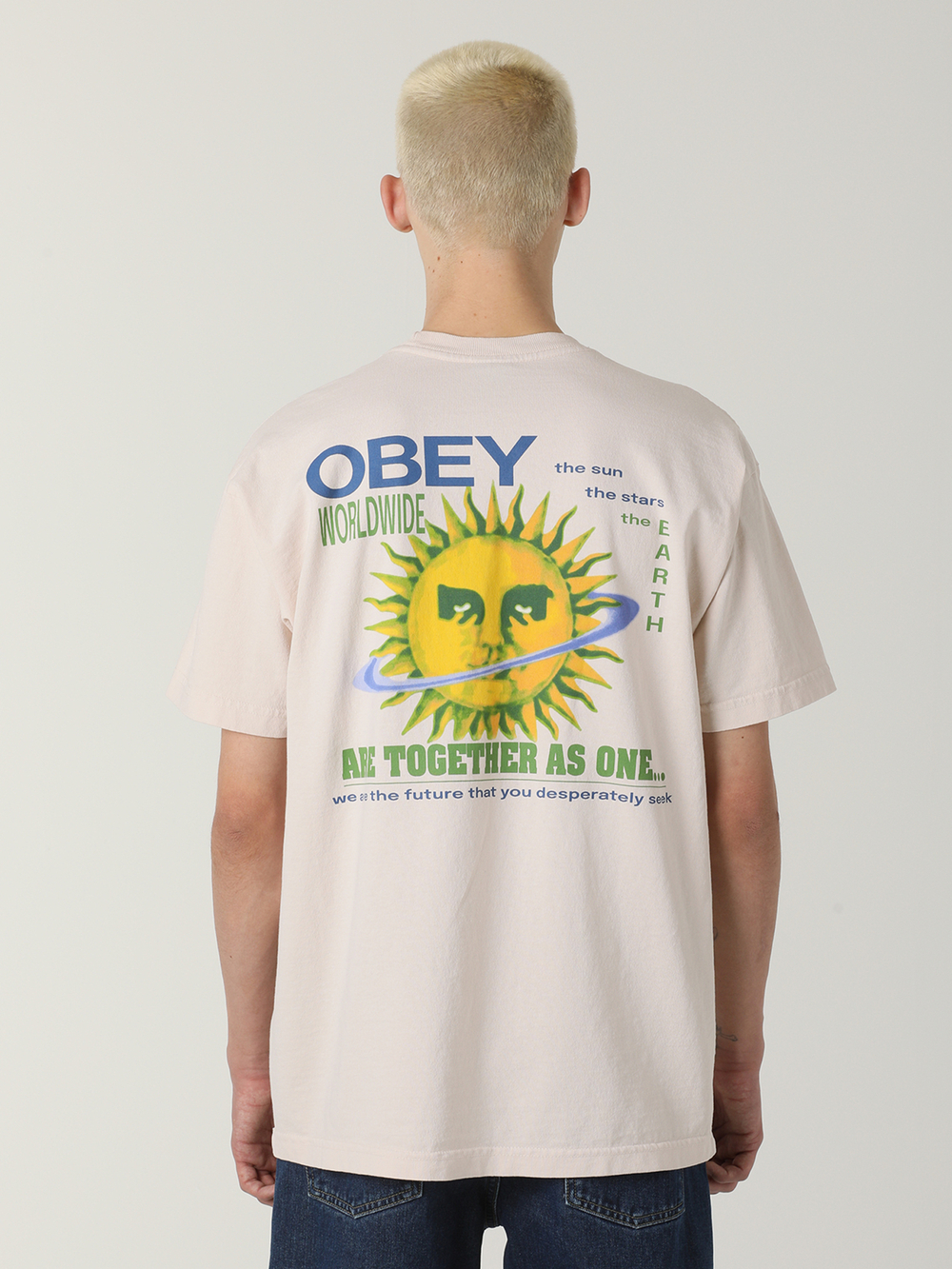 Мужская Футболка Obey Together As One