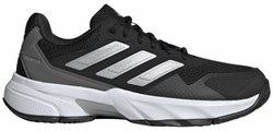 Женские теннисные кроссовки Adidas CourtJam Control 3 W - core black/silver metallic/grey four