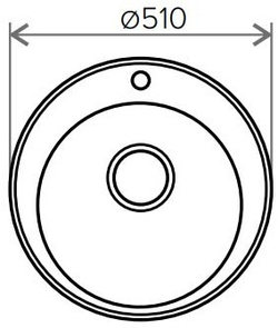 Мойка TOLERO R-108 серый металлик №001