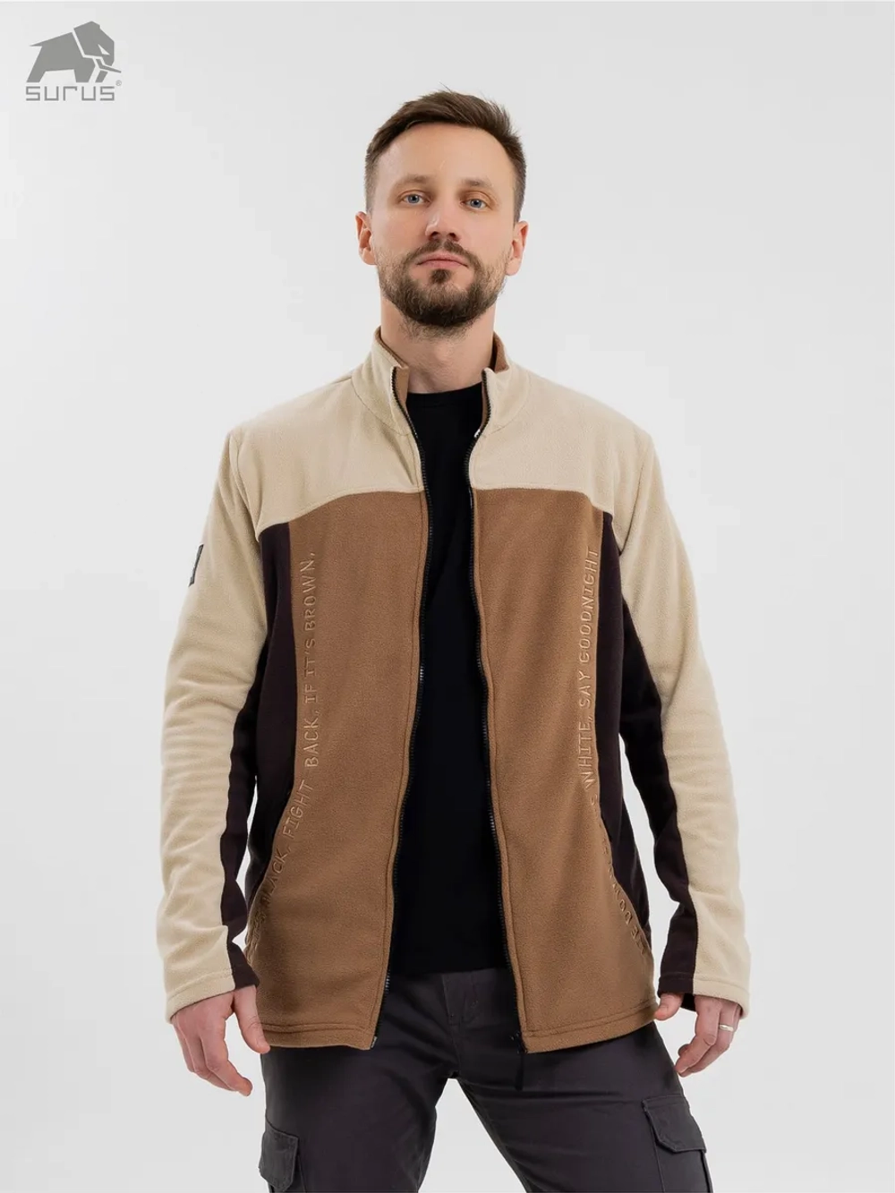 Толстовка спортивная флисовая