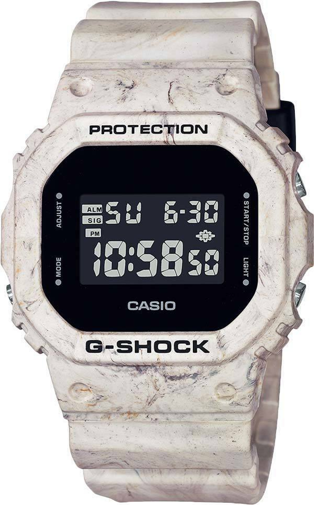 Японские наручные часы Casio G-SHOCK DW-5600WM-5ER с хронографом