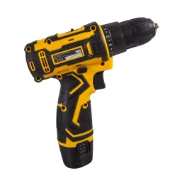 Шуруповерт аккумуляторный с режимом дрели Eurolux, в кейсе 2 АКБ, 12 В, 25 Н*м, 2 режима ДА-12DU-2