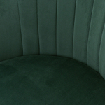 Стул барный coral, велюр, темно-зеленый