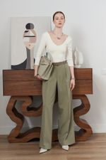 БАЗОВЫЙ ТОНКИЙ РЕМЕНЬ С МЯТОЙ ПРЯЖКОЙ TAUPE