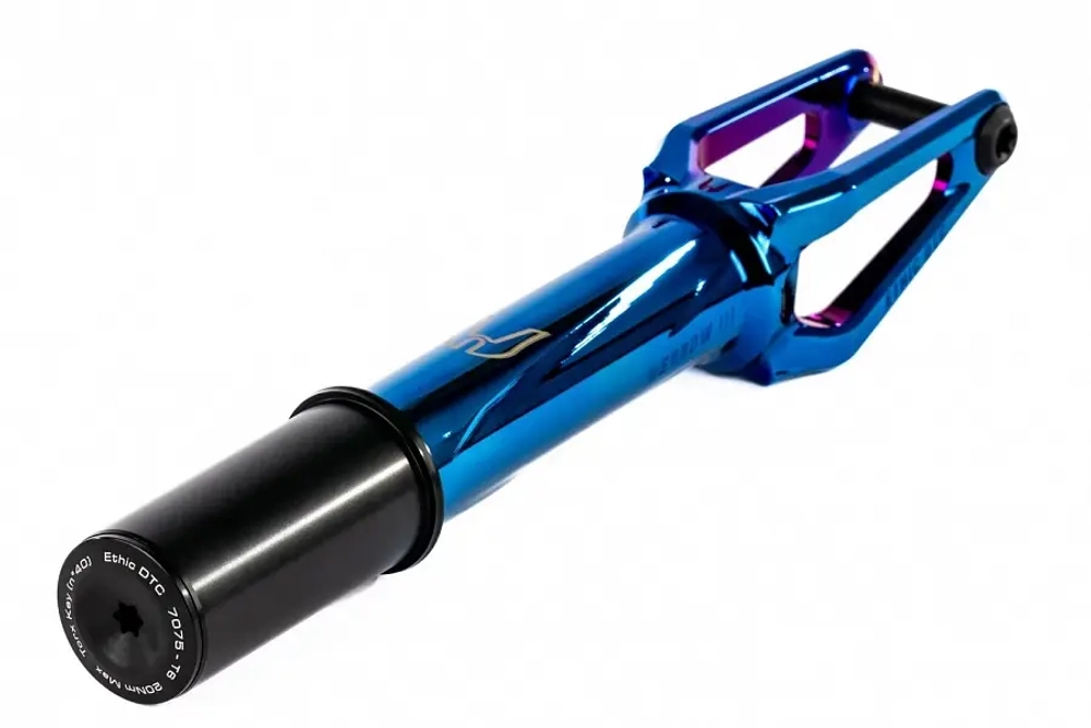 Вилка Ethic Merrow v3 fork HIC chrome blue (Комплект)