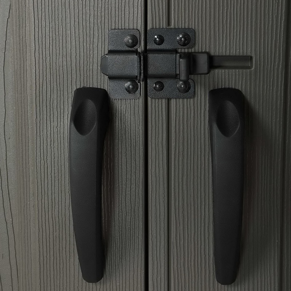 Сарай пластиковый усиленный WoodLook 7*12