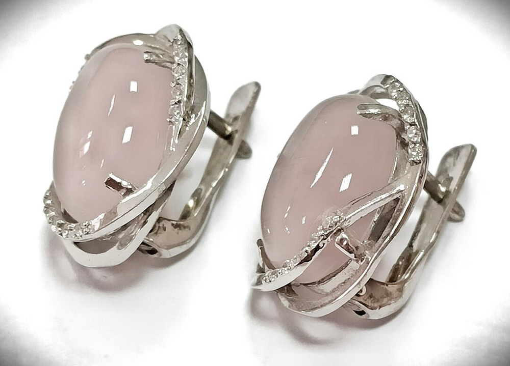 Ювелирные серьги "Эстерелла" из серебра 925-й пробы