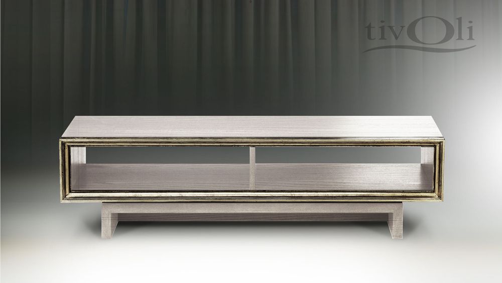 Тумба под TV 2194 х 370 (Глейс/Сильвер)