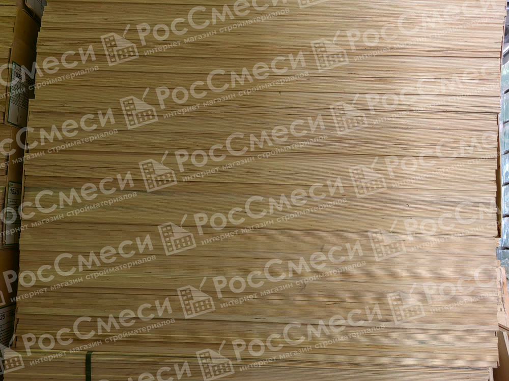 Фанера ФК 18 мм 1525х1525 сорт 4/4 нешлифованная НШ береза