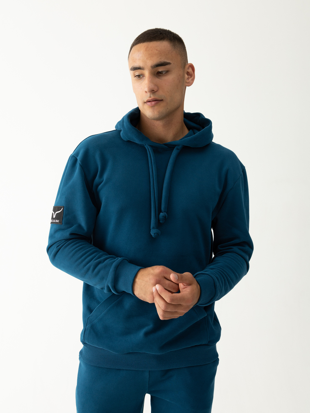 Костюм мужской спортивный (без начеса). Петроль