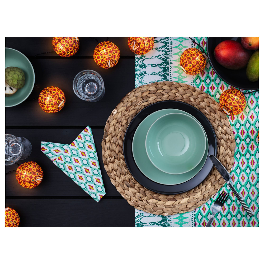 Салфетка для сервировки IKEA SOARÉ (СОАРЕ), Водяной гиацинт, 37 см