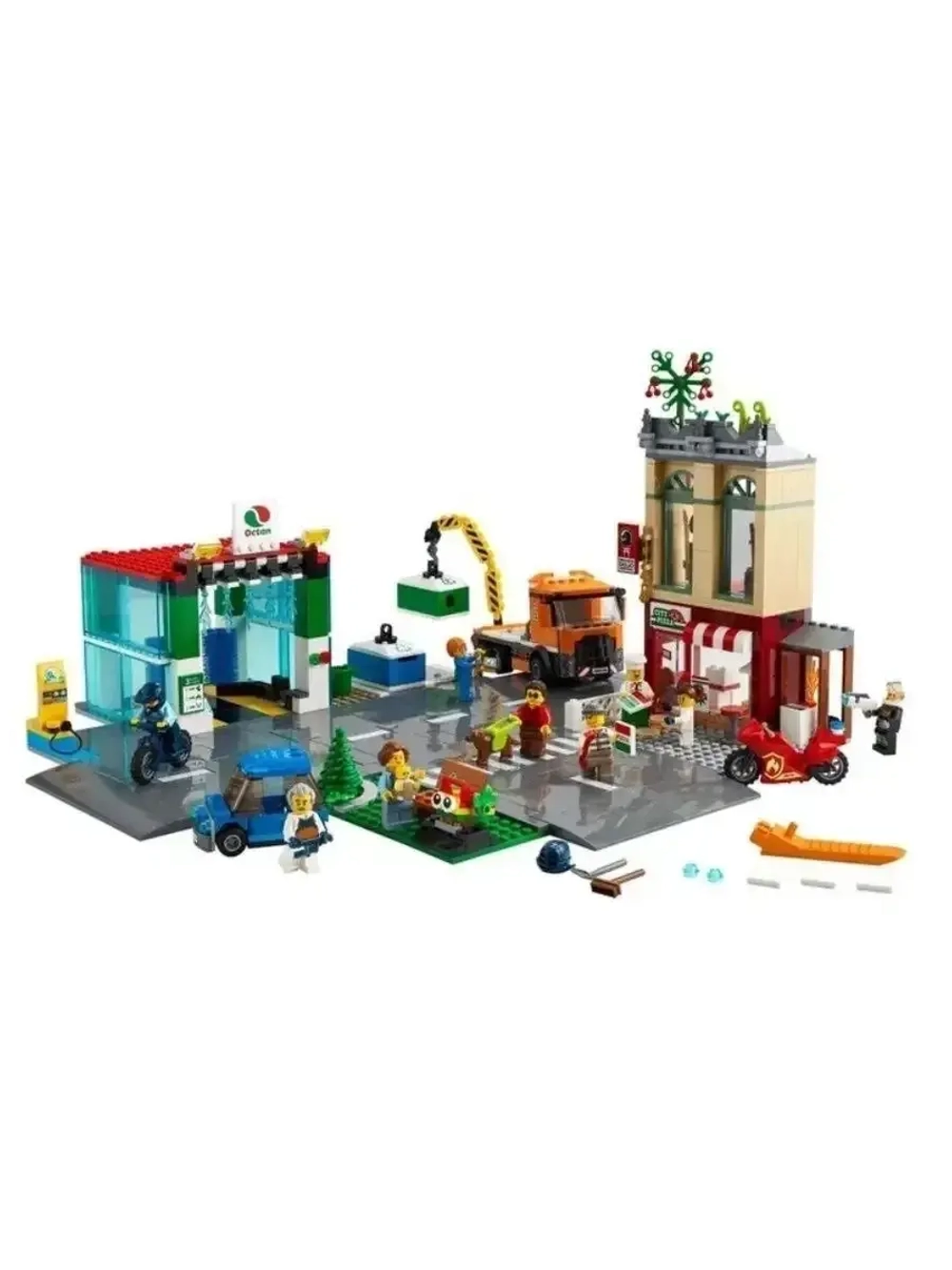 Конструктор Сити Центр города 842 детали 60060