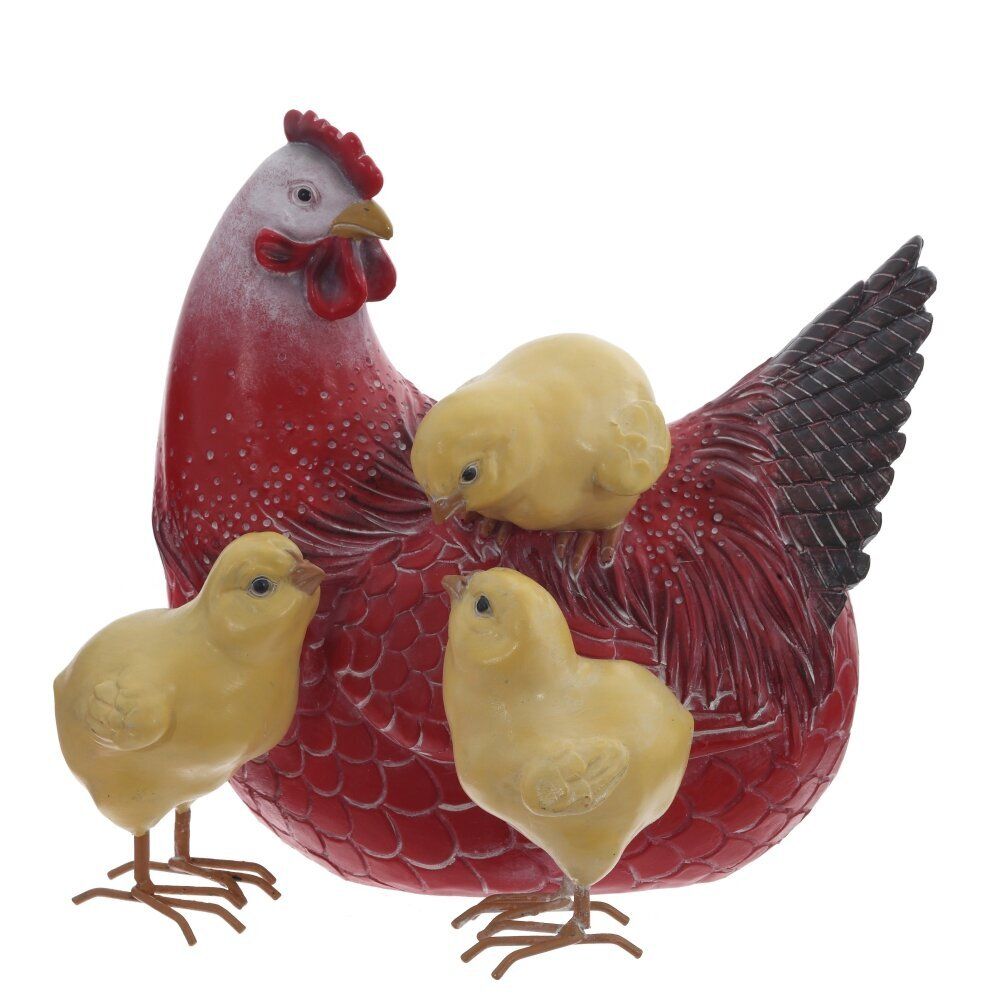 GAEM Фигурка декоративная "Курица с цыплятами", L20 W17 H19 см