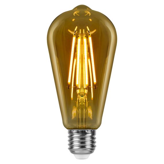 Лампа филаментная светодиодная Feron LB-64 E27 10W 2700K 52165