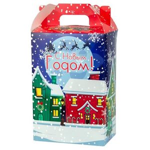 Бокс новогодний Казахстан 30*17*10,5см