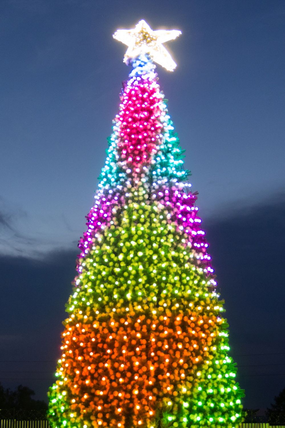 Умная уличная гирлянда «3D» на елку от 4 до 30 м