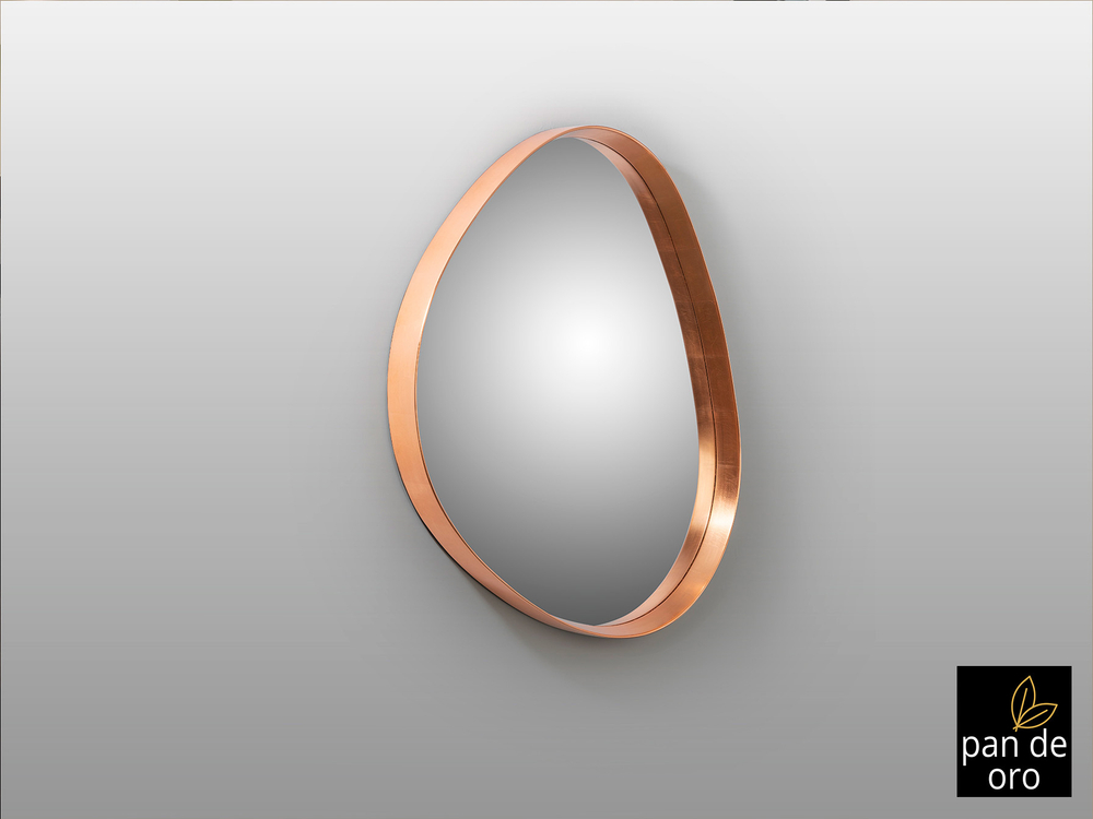 Julie Декоративное зеркало розовое золото