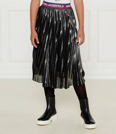 Юбка Karl Lagerfeld Kids - серебряный(Z30196)