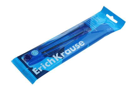 Ручка шариковая R-301 Stick Original Erich Krause синяя 1мм корпус синий тонированный пластиковый 4шт/упак цена за шт