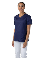 Туника медицинская женская Dr. Nice DRN400, короткий рукав, белый, 48