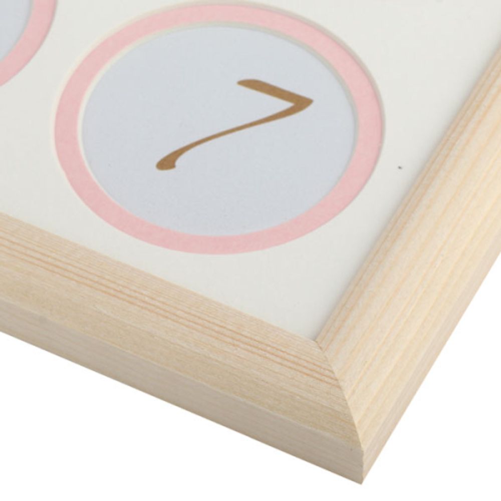 Image Art Серия Eco С22 30x30 1-ый Год Жизни, Розовый 12 фото 7x7 + 1 фото 9x9 художественное паспар | Image Art