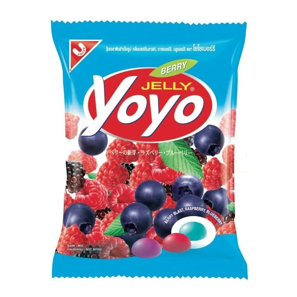 Конфеты желейные YoYo ягодный микс United