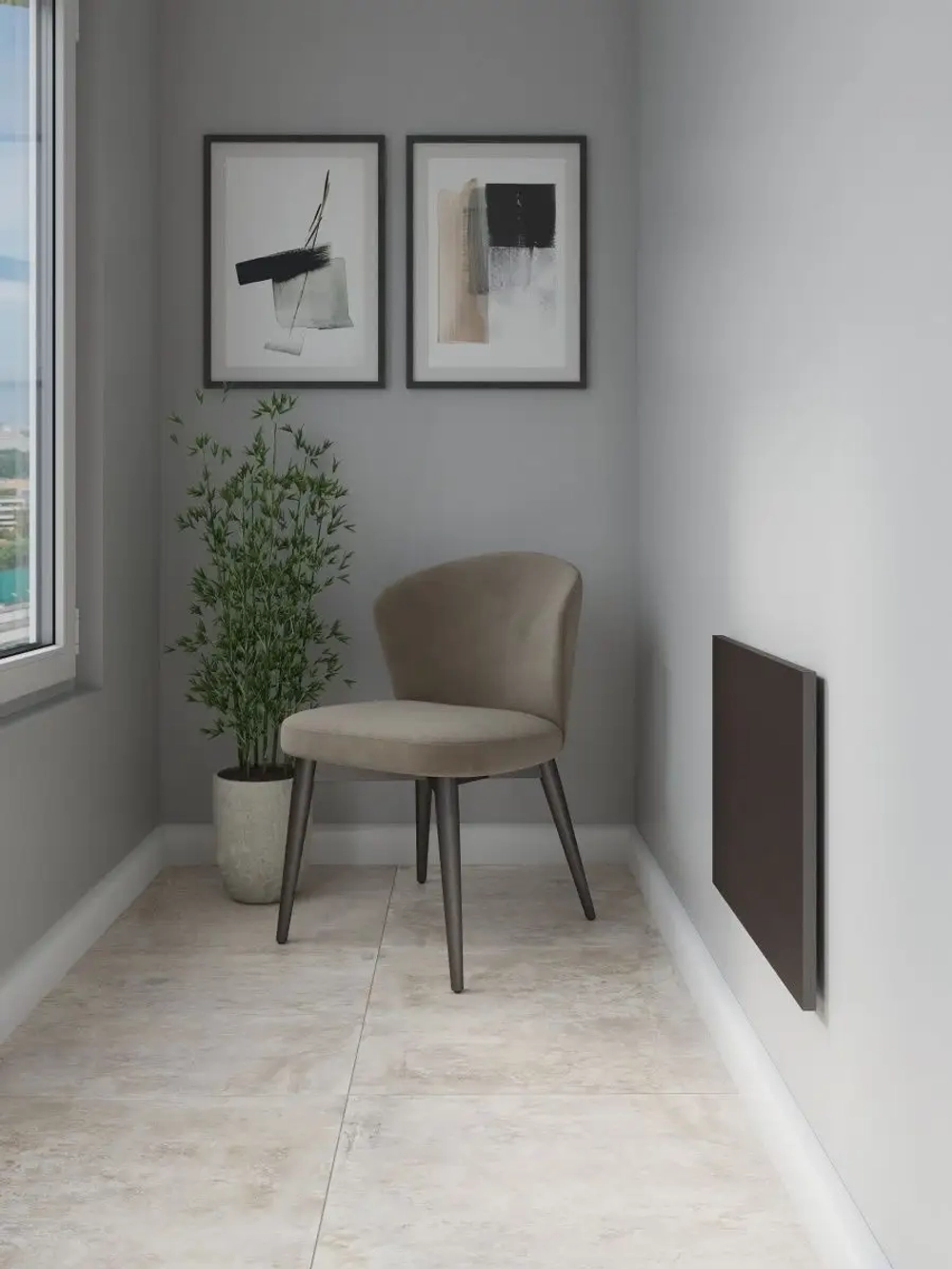 Настенный стол откидной навесной