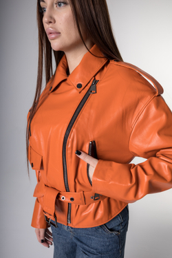 Косуха из натуральной кожи