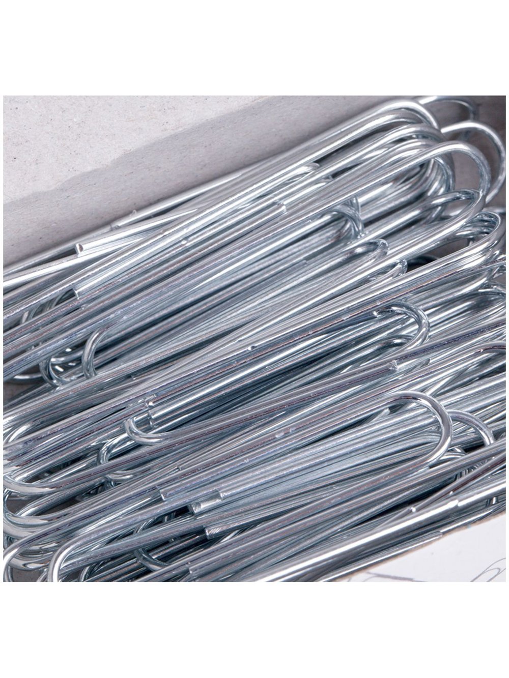 Скрепки канцелярские 50 мм 50 шт оцинкованные 2 пачки