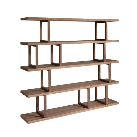 Прямоугольный стеллаж 3294 из орехового дерева