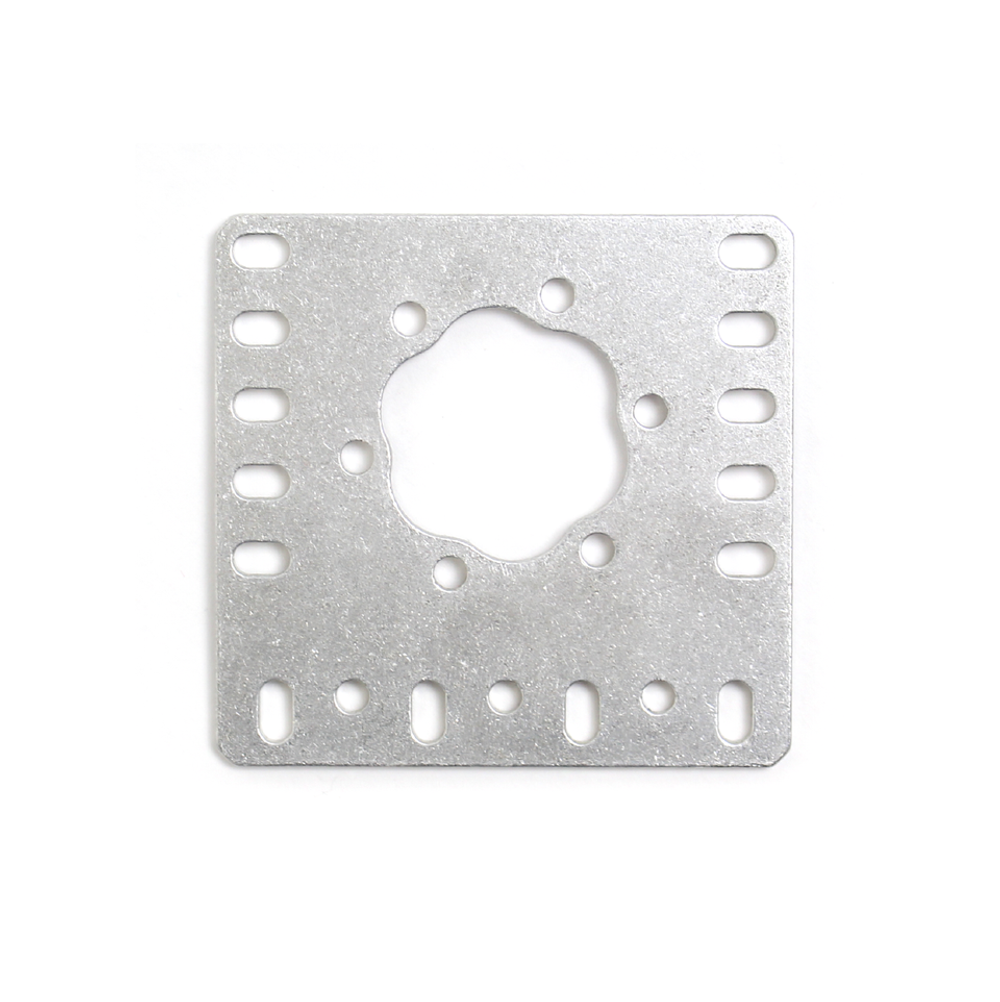 (REV-41-1486-PK4) 15mm Metal Flat HD Hex Motor Bracket V2 - 4 Pack