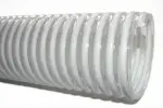 Шланг всасывающий ПВХ 75мм (прозрачный, белая спираль армирования)