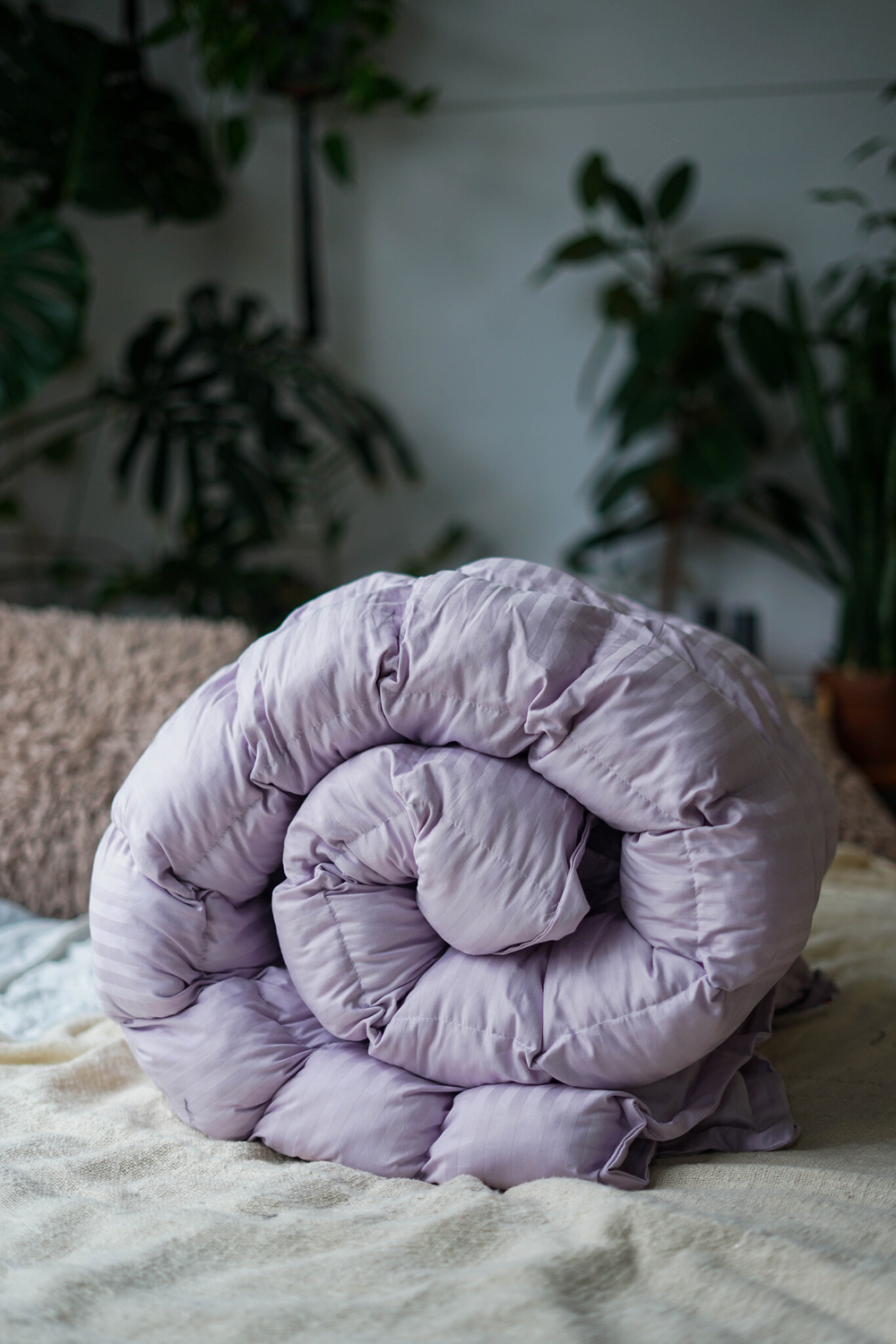 Утяжеленное одеяло "Comfort" из однотонного премиального хлопка