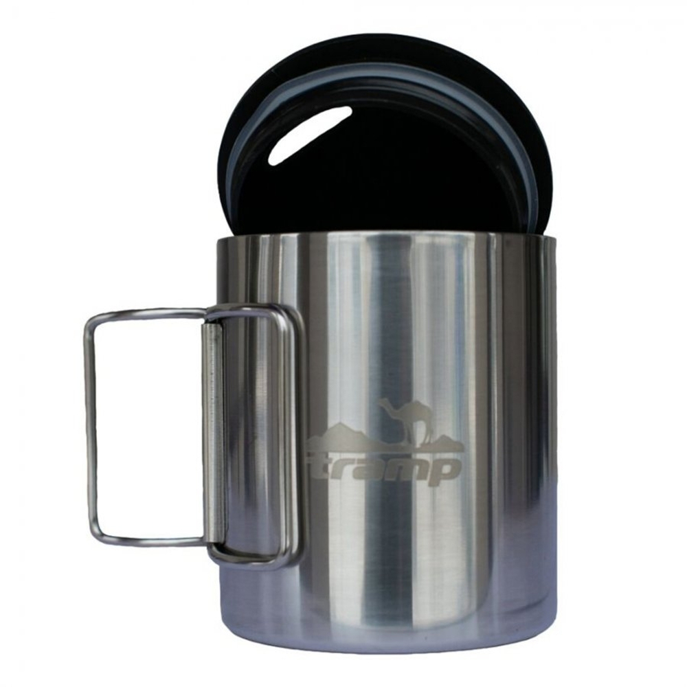 Tramp термокружка со складными ручками и поилкой TRC-136, 300 мл