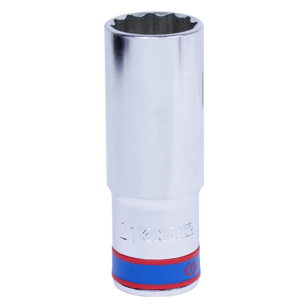 KING TONY (323021M) Головка торцевая глубокая двенадцатигранная 3/8", 21 мм