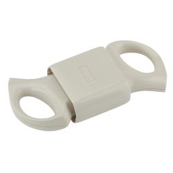 Розетка ЭРА R1 кабельная без заземления 10A с кольцом непрямой ввод белая | Штепсельные вилки и розетки