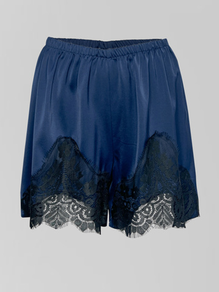 Шорты Talantova collection атласные с кружевными вставками спереди