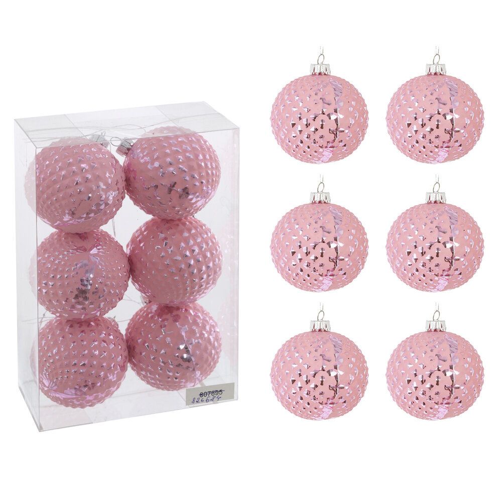 GAEM Набор из 6шт Украшение новогоднее "Шар", D6 см, L18 W11,5 H6 см